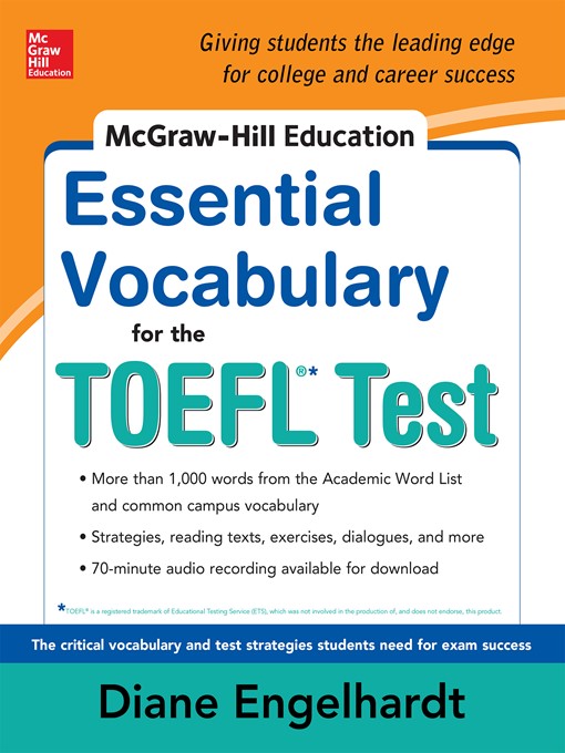 Title details for McGraw-Hill Education Essential Vocabulary for the TOEFL® Test by Diane Engelhardt - Wait list
